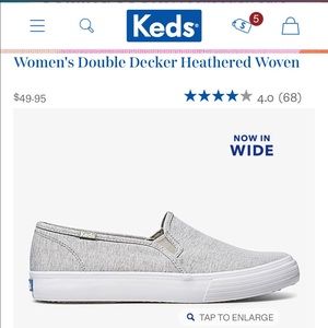 Keds Double Decker Heathered Woven